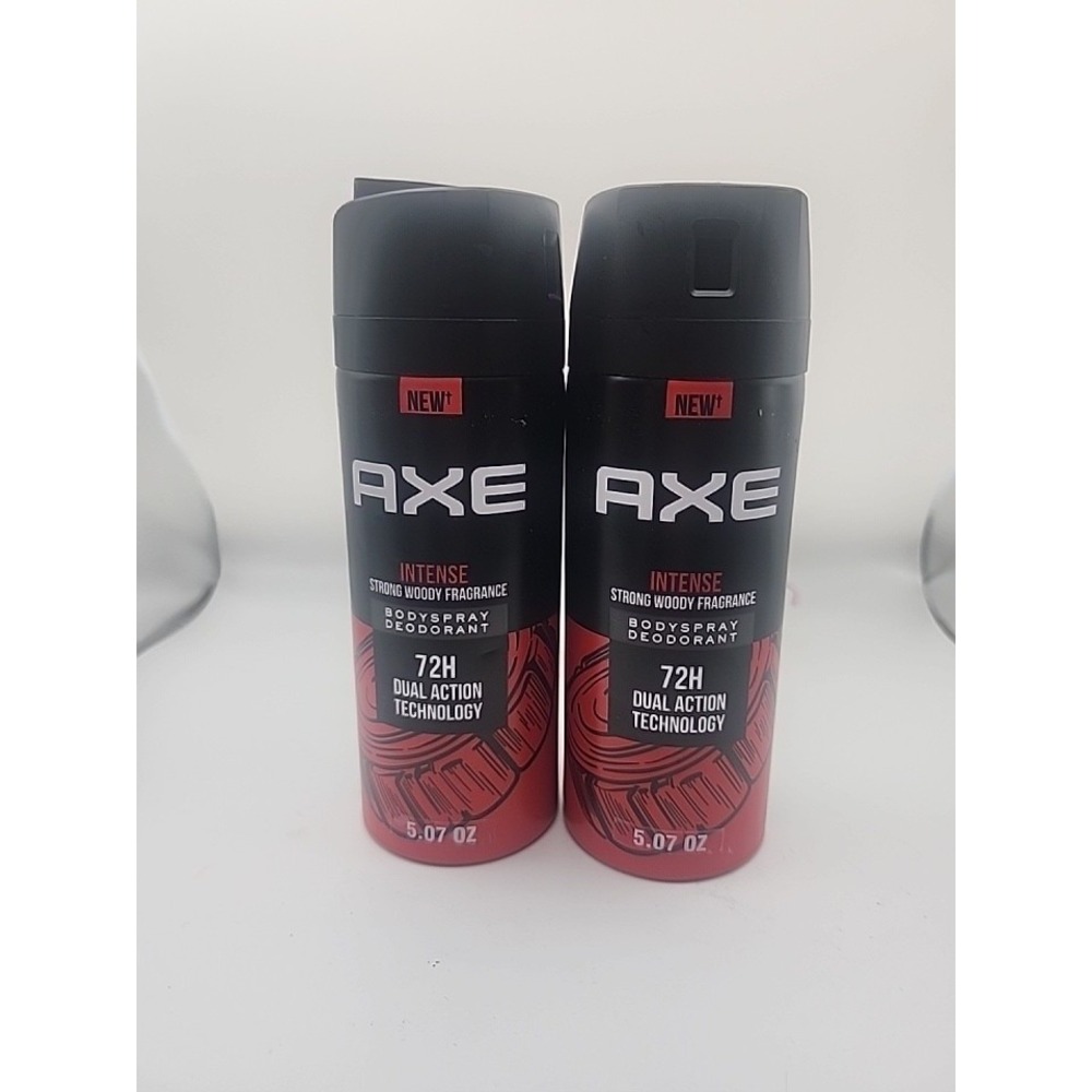 Axe Intense Strong Woody Fragrance Body Spray Deodorant 4oz (150ml) (Pack of 2)